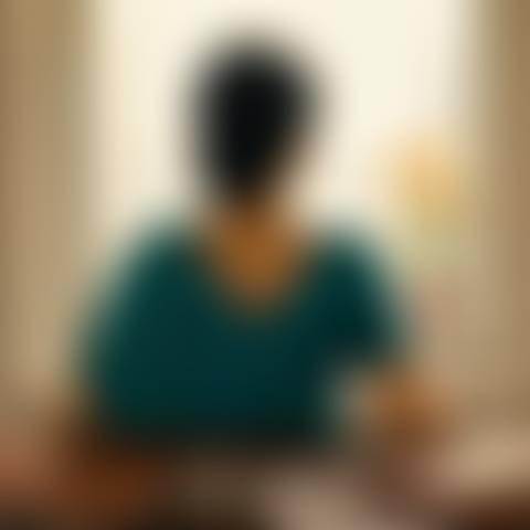 Blurred profile photo